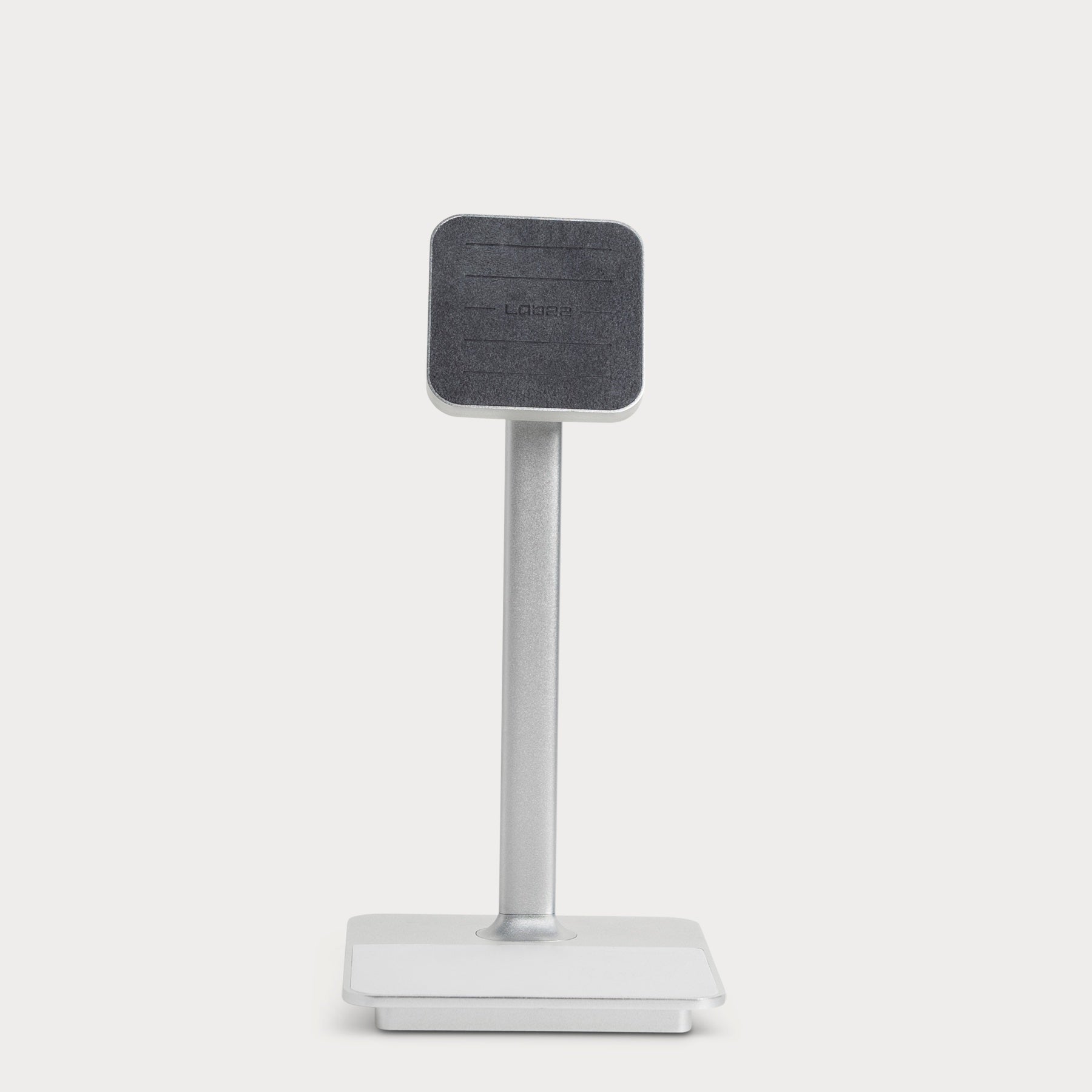 Magnetic Phone Stand with Dual Wireless Charging - Black / Silver